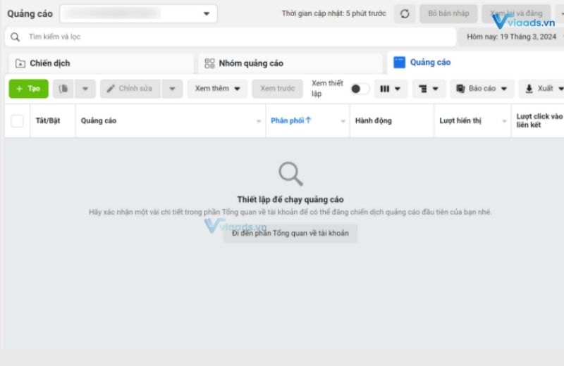 Các bước share tài khoản quảng cáo facebook - bước 1