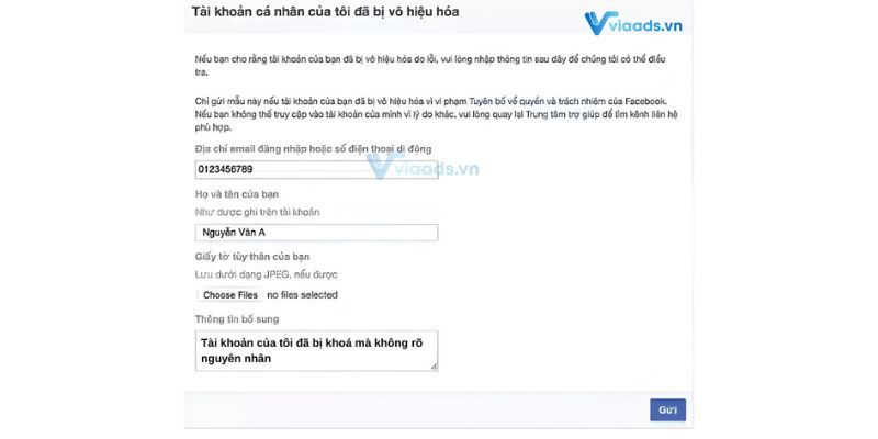 Cách mở khoá tài khoản facebook bị vô hiệu hoá vĩnh viễn