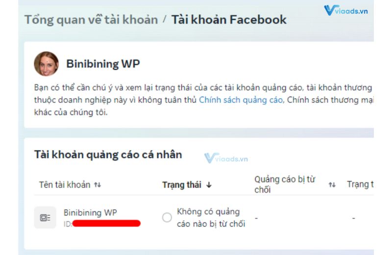 Tài khoản Via Nolimit