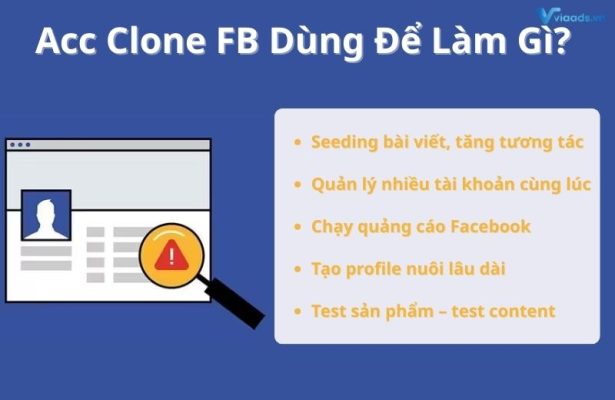 Clone Facebook giúp tăng tương tác, seeding và chạy quảng cáo hiệu quả, an toàn với nhiều nick cùng lúc.